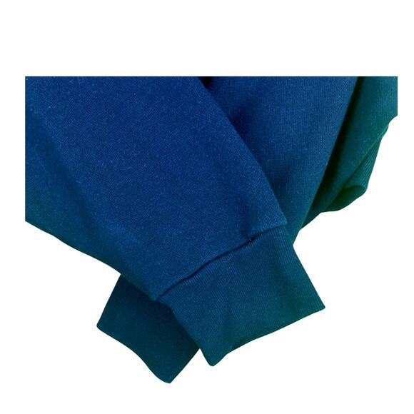 VICTORIA SECRET Cropped Long Sleeve Pullover V Neck with Grommets Black Sz L - Picture 3 of 6